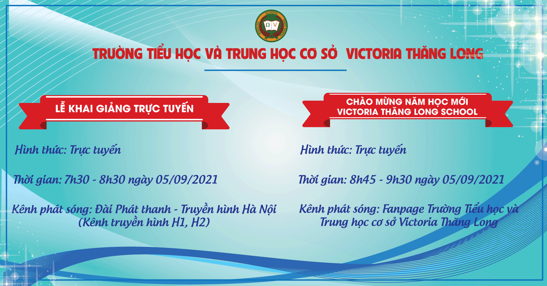 BUỔI LỄ KHAI GIẢNG NĂM HỌC MỚI 2021 – 2022 CỦA THẦY VÀ TRÒ TRƯỜNG TIỂU HỌC VÀ TRUNG HỌC CƠ SỞ VICTORIA THĂNG LONG