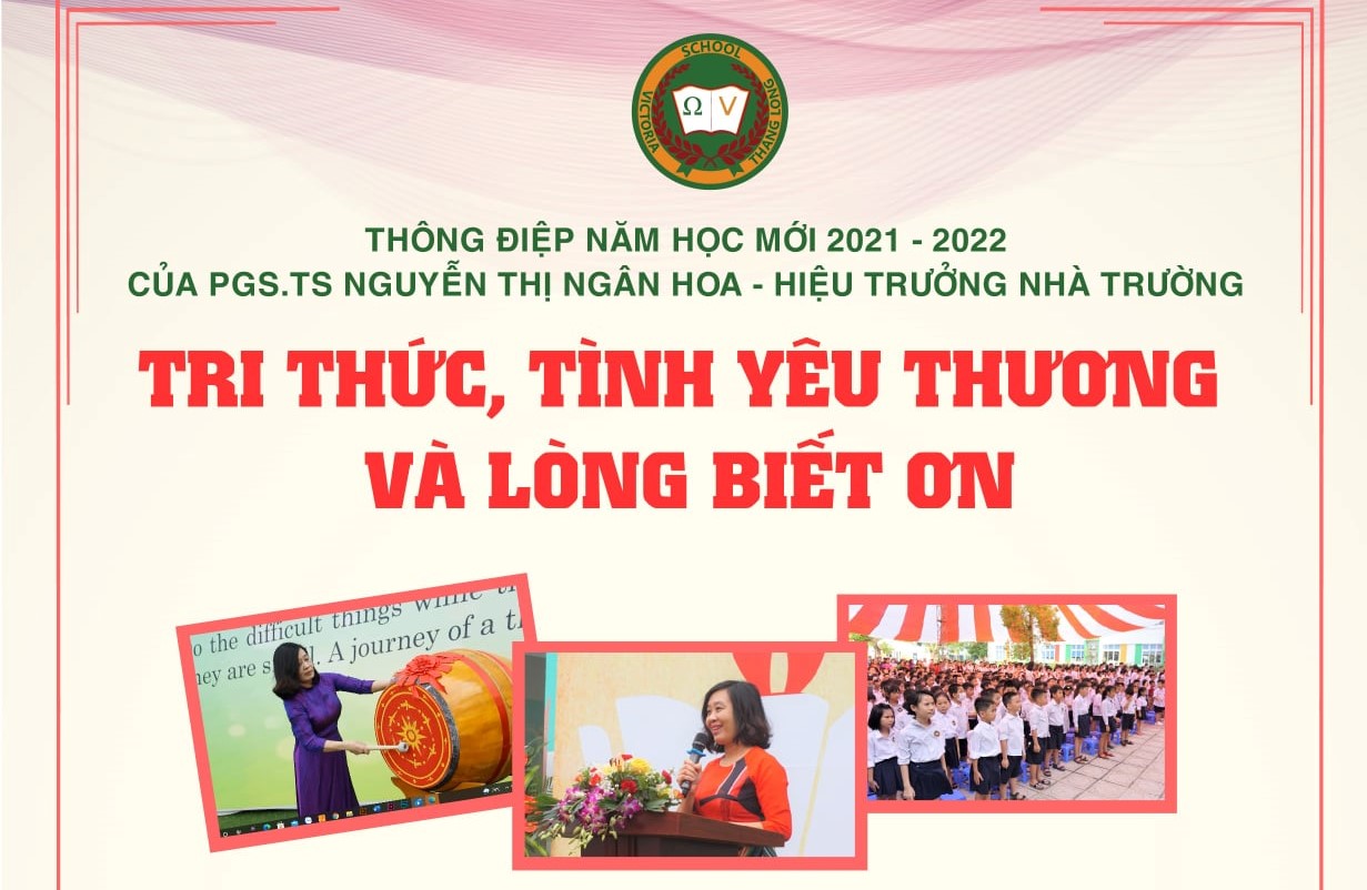 THÔNG ĐIỆP NĂM HỌC MỚI 2021 – 2022