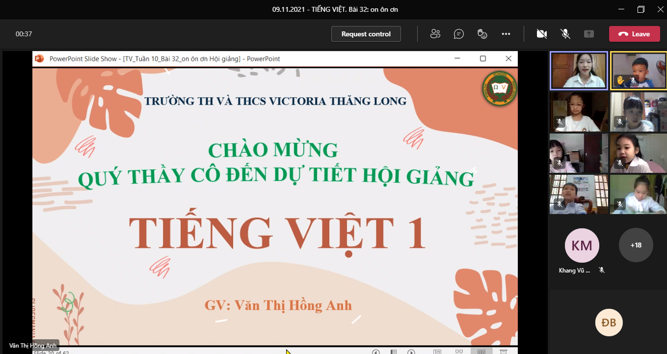 THẦY CÔ VIC SCHOOL TÍCH CỰC THAM GIA HỘI GIẢNG