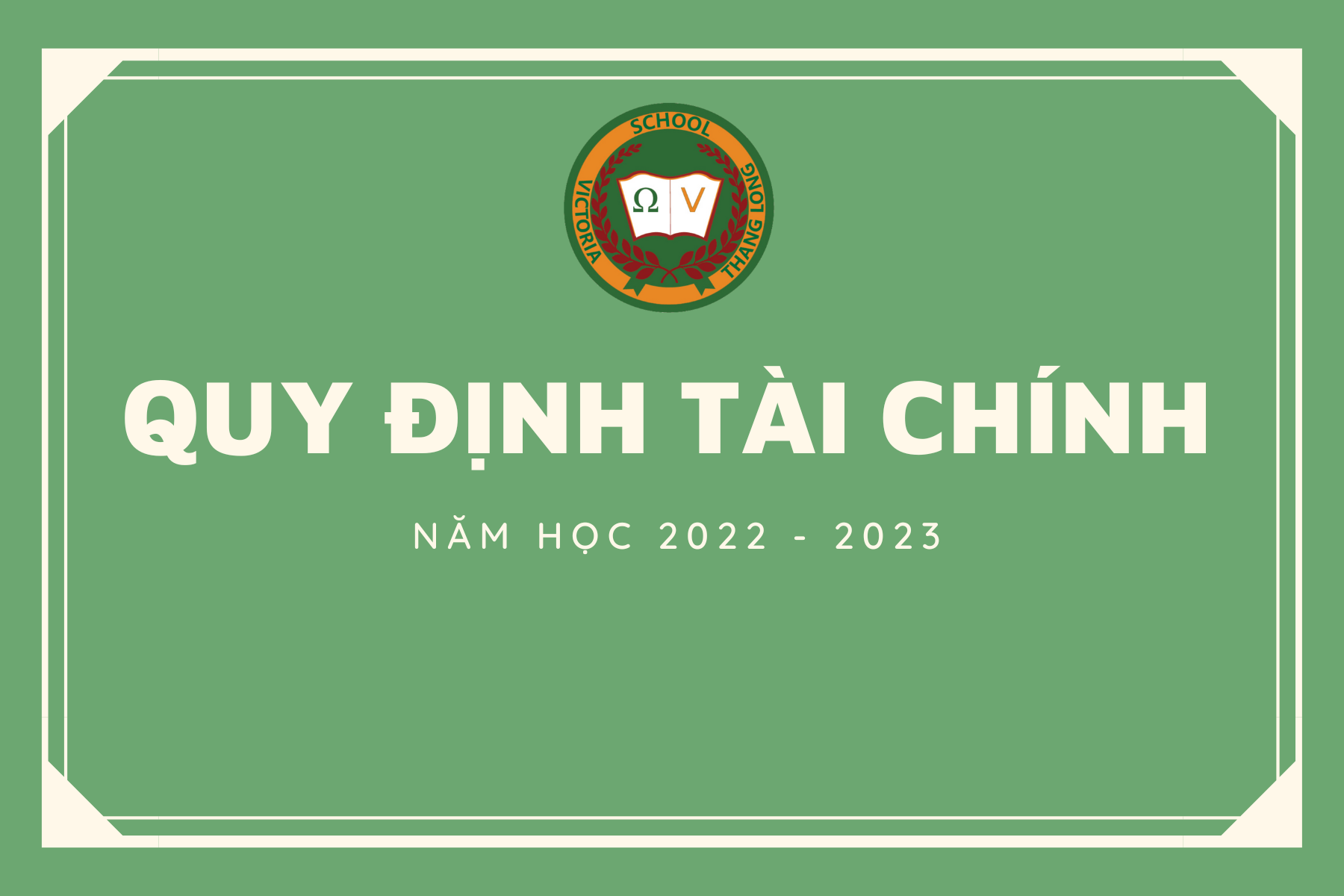 QUY ĐỊNH TÀI CHÍNH