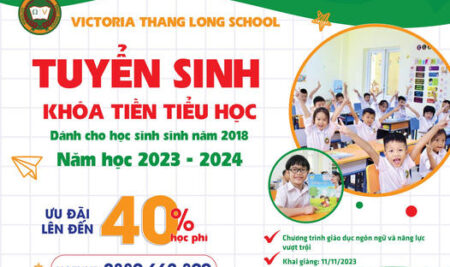 Thông báo tuyển sinh khóa tiền tiểu học năm học 2023 – 2024