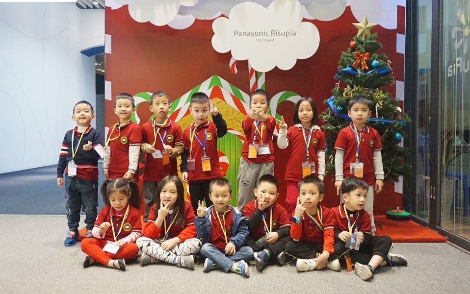 Học sinh lớp Tiền tiểu học của Victoria Thăng Long