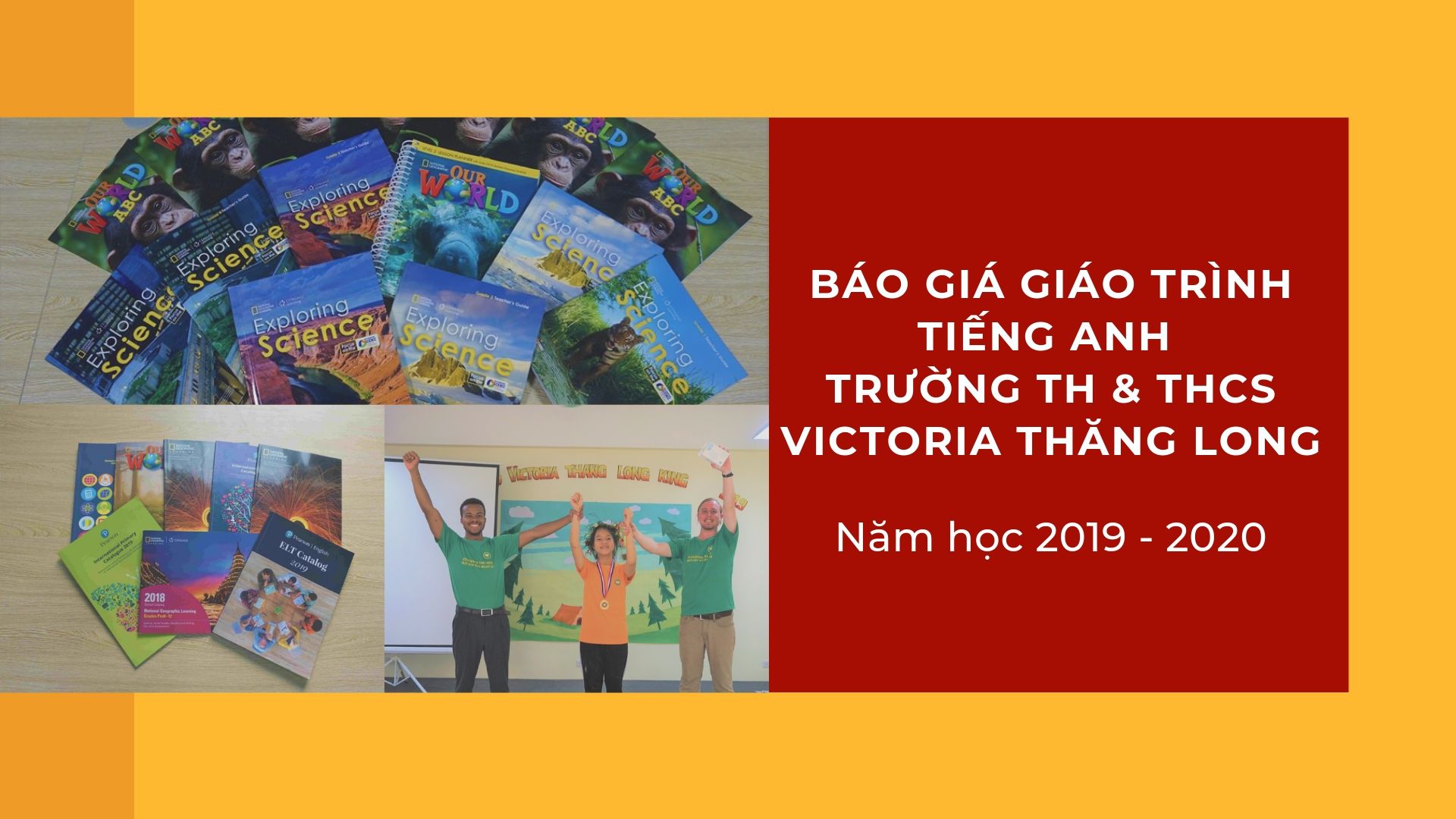 Bảng báo giá giáo trình Tiếng Anh hệ CCS và hệ CLC năm học 2019 – 2020