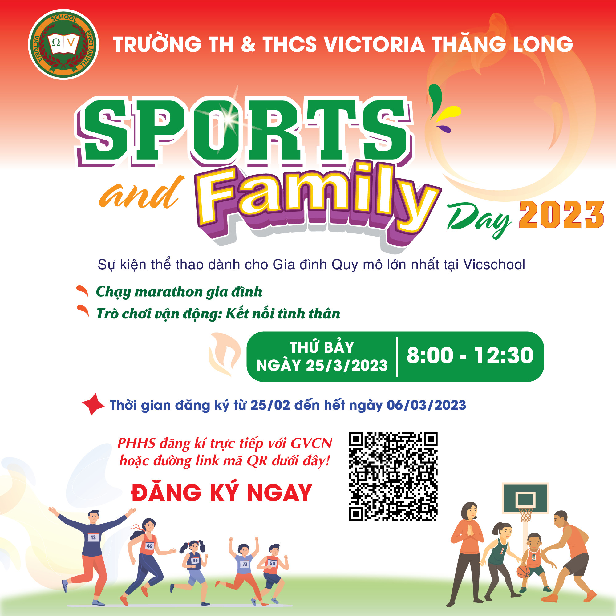 SPORTS AND FAMILY DAY 2023 – Sự kiện thể thao dành cho Gia đình quy mô lớn nhất tại Vicschool