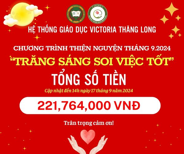 CỘNG ĐỒNG GIÁO DỤC VICTORIA THĂNG LONG LAN TỎA YÊU THƯƠNG