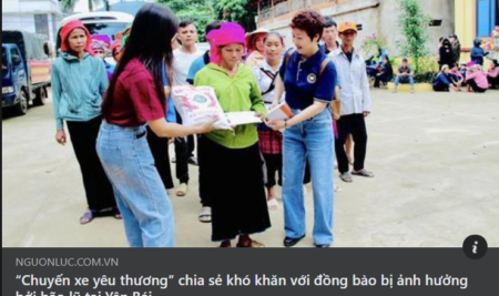 “CHUYẾN XE YÊU THƯƠNG” CHIA SẺ KHÓ KHĂN VỚI ĐỒNG BÀO BỊ ẢNH HƯỞNG BỞI BÃO LŨ TẠI YÊN BÁI