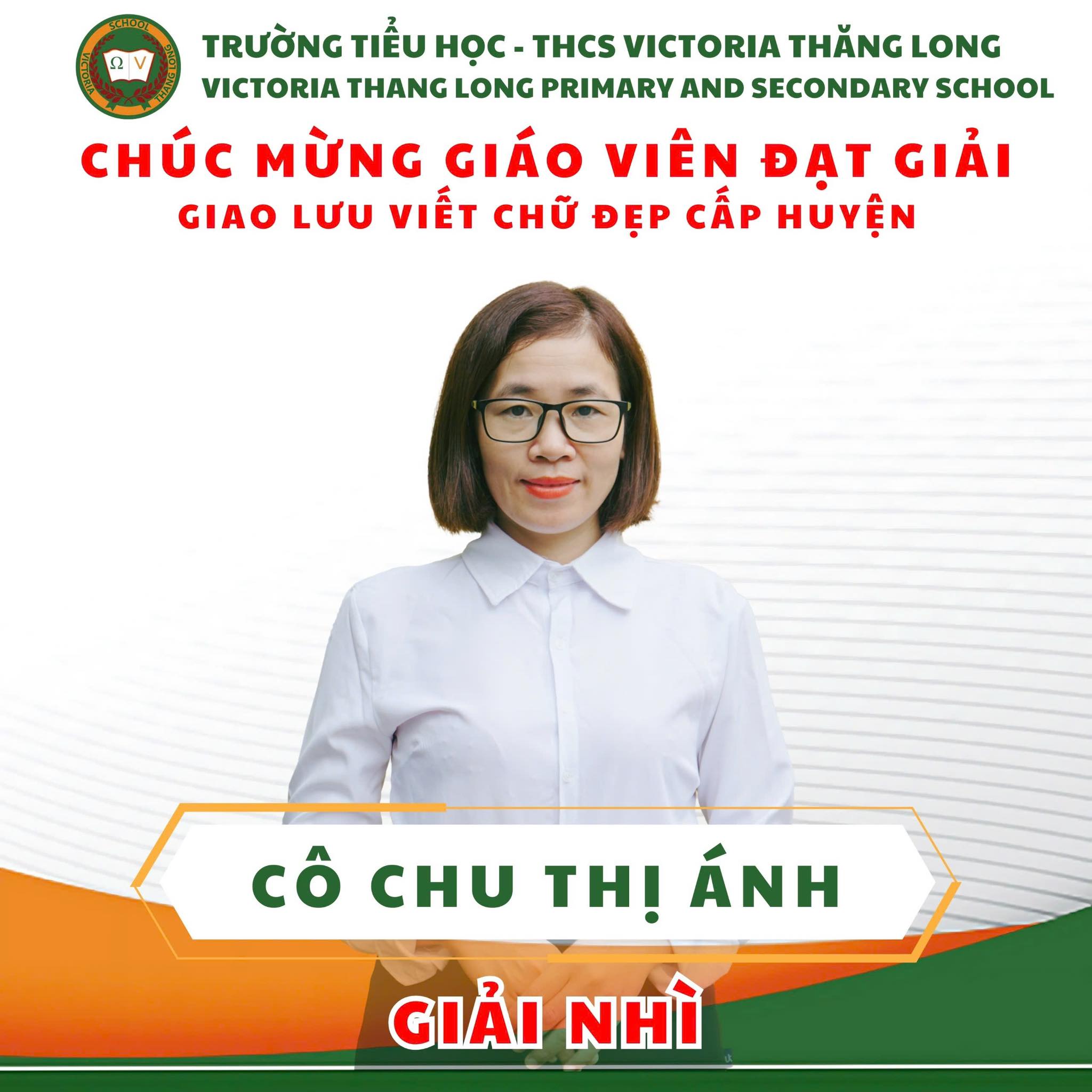 CHÚC MỪNG THÀNH TÍCH RỰC RỠ CỦA CÔ TRÒ VICSERS K123 TRONG CUỘC THI VIẾT CHỮ ĐẸP CẤP HUYỆN