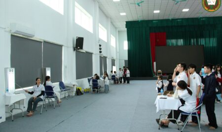 VICTORIA THĂNG LONG TỔ CHỨC KHÁM SỨC KHỎE ĐỊNH KỲ CHO HỌC SINH