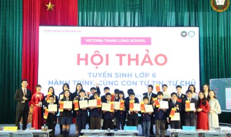 VICTORIA THĂNG LONG TỔ CHỨC THÀNH CÔNG KỲ THI HỌC BỔNG VICSTARS & HỘI THẢO TUYỂN SINH LỚP 6