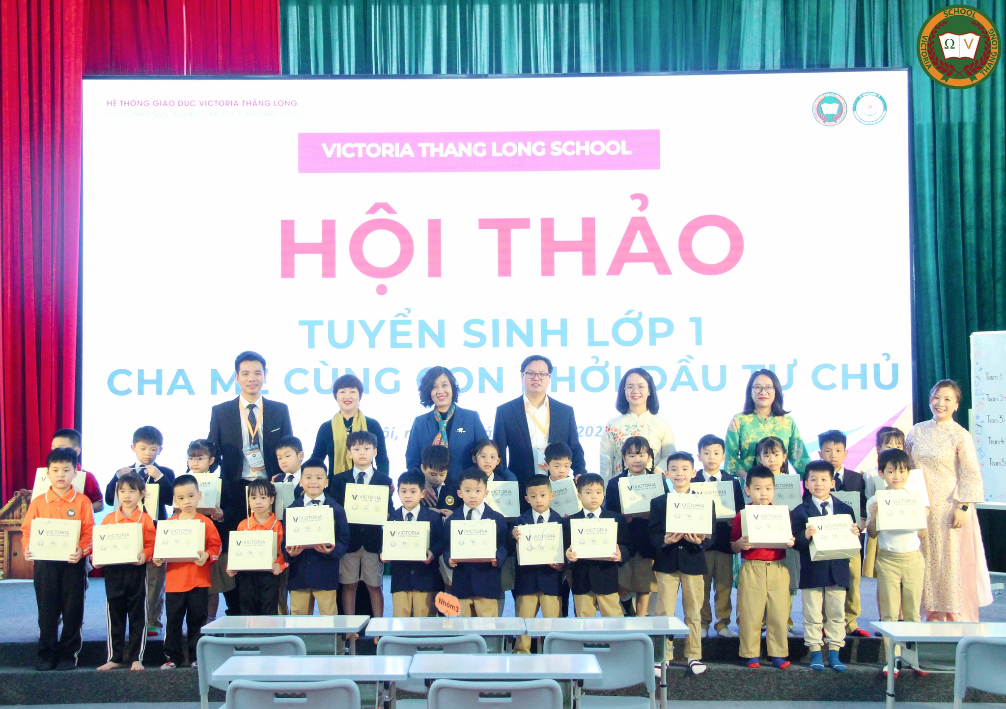 VICTORIA THĂNG LONG TỔ CHỨC THÀNH CÔNG KỲ THI HỌC BỔNG VÀ HỘI THẢO TUYỂN SINH LỚP 1 LẦN THỨ HAI