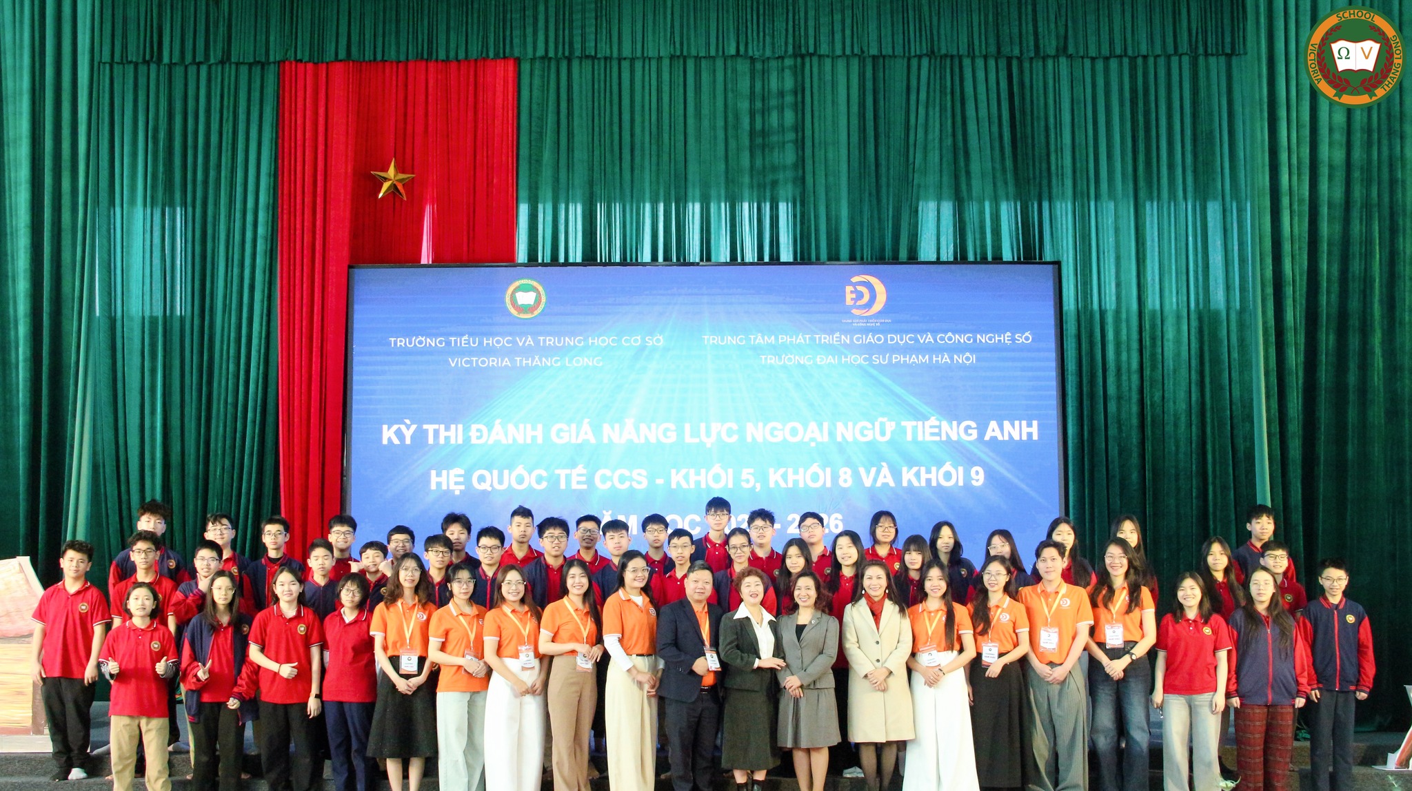VICTORIA THĂNG LONG TỔ CHỨC THÀNH CÔNG KỲ THI ĐÁNH GIÁ NĂNG LỰC NGÔN NGỮ TIẾNG ANH DÀNH CHO HỌC SINH KHỐI 5CCS, 8CCS VÀ 9CCS