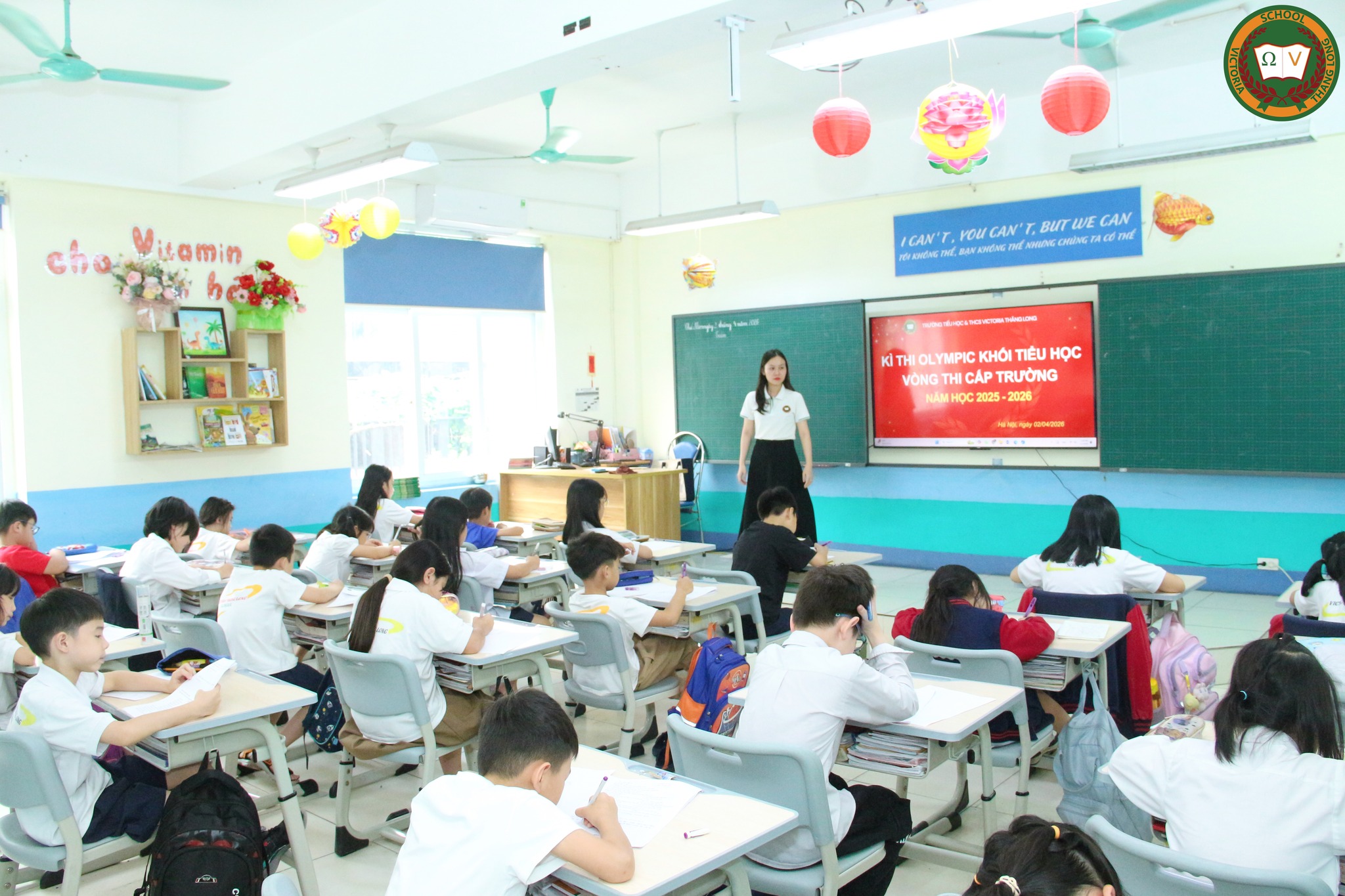 VICTORIA THĂNG LONG TỔ CHỨC THÀNH CÔNG KỲ THI OLYMPIC CẤP TRƯỜNG KHỐI TIỂU HỌC