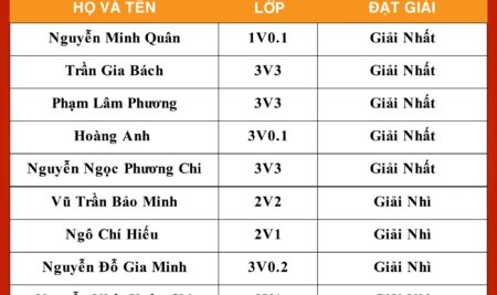 CHÚC MỪNG 53 VICSERS XUẤT SẮC ĐẠT GIẢI KÌ THI HỘI TRẠNG NGUYÊN TIẾNG VIỆT