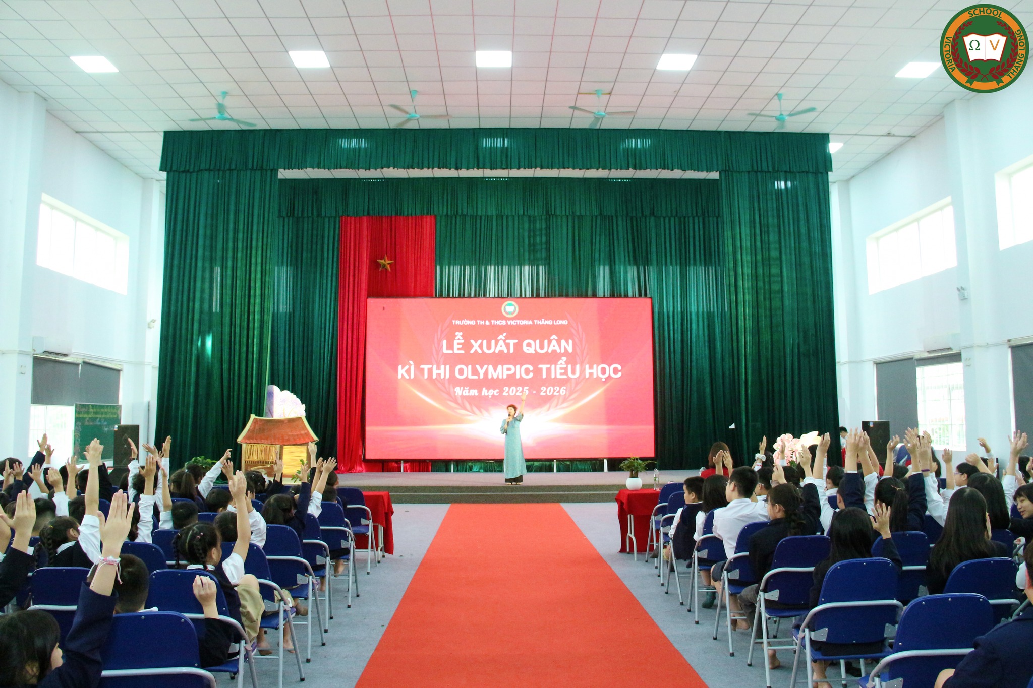 LỄ XUẤT QUÂN KỲ THI OLYMPIC TIỂU HỌC – VICSERS ĐÃ SẴN SÀNG CHINH PHỤC THỬ THÁCH