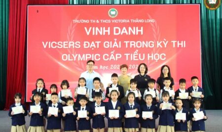 VINH DANH 157 VICSERS XUẤT SẮC ĐẠT GIẢI TRONG KỲ THI OLYMPIC TIỂU HỌC